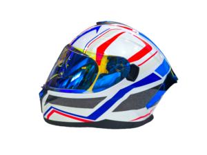 CL UM-108 helm motor wajah penuh baru cangkang ABS Visor bening sirip hitam Matte ujung dapat diganti bersertifikat CCC semua musim Xl - Product Image 5