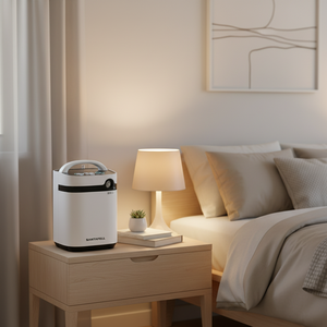 SANTAFELL W-17 Clase II 1~9L/min Oxígeno Portátil Eléctrico Ajustable <span class=keywords><strong>Pequeño</strong></span> para el Hogar, Ancianos, Mujeres Embarazadas, Automóvil, Plataforma, Oxígeno CE - Product Image 5