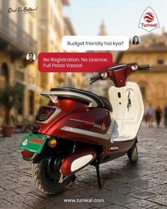 Scooter Eléctrico Tunwal Storm Advance 1 de 60V 250W con Batería para Desplazamientos Urbanos Inteligentes y Uso Diario - Product Image 3