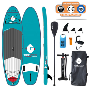 GeeTone — <span class=keywords><strong>planche</strong></span> de Surf gonflable Double couche, skateboard flottant, tout rond, Paddle, Surf - Product Image 6