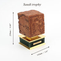 Hitop haute qualité or pompier métal trophée noir cristal Base 3D conception pompier Souvenir modèle Logo-thème cadeaux prix