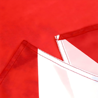 Drapeau national tendance 3x5 pieds, bannière en polyester unie aux couleurs vives, mât en aluminium, écologique, pliable et portable