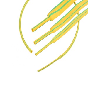 <span class=keywords><strong>125</strong></span> Degrés UL Approbation Ignifuge Sans Halogène 600V 2X Jaune-vert Simple Paroi Flexible EVA Thermorétractable Tube - Product Image 2