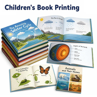 Libros de Cartón Educativos para Bebés Personalizados al por Mayor con Impresión Offset, Libros de Cuentos Infantiles Coloridos