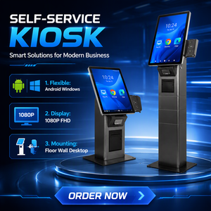 Chiosco Self-Service Minimalista Personalizzato da 22 Pollici con Touch Screen per Ordinazioni/Pagamenti, Integrazione SDK, Produttore OEM, Mini Chiosco per Alimenti - Product Image 1