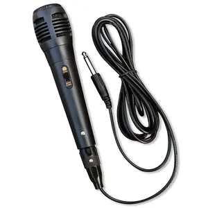 Micrófono de Karaoke de mano Micrófono dinámico con cable profesional Micrófono vocal unidireccional cardioide para rendimiento de música de fiesta