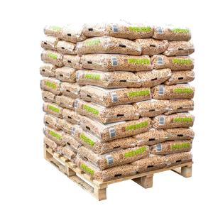 Granulés de bois de pin de haute qualité - A1, tailles 6mm-8mm, motif bûche de chêne, bois de chauffage mondial, 0,5% de cendres, 6% d'humidité - Product Image 1