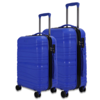 Valise à roulettes de voyage 2 pièces 100% PP avec trolley, valise élégante et performante avec roulettes