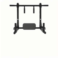 Barre de traction murale multifonctionnelle réglable en acier, amovible, réversible, pliable et portable, avec extension et contraction des bras