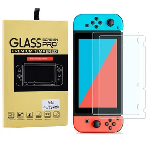 2-Pack Clear Bubble-Gratis Screen Protector Voor Nintendo Switch Console 9H Premium Beschermende Gehard Glas Film voor Ns Schakelaar