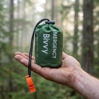 Sac de couchage d'urgence en Mylar thermique, couverture d'urgence réutilisable avec sac imperméable portable