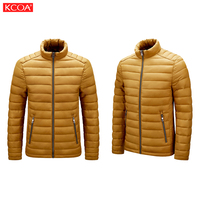 Vestes matelassées pour hommes, logo personnalisé, légères, chaudes, grandes tailles, pour l'extérieur