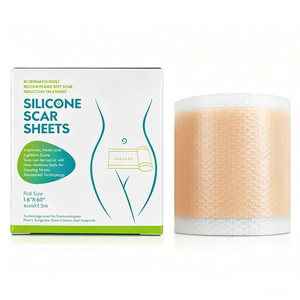 Proveedor caliente Tiktok Venta caliente hojas de silicona para cicatriz Reparación completa Varios tejidos de cicatriz Parches de cicatriz - Product Image 1