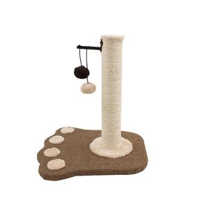 <b>Cat</b> <b>Scratching</b> <b>Post</b> With Paw Mat Sisal Rope Column Anti Slip Base <b>For</b> Indoor <b>Cats</b> - Product Image 4