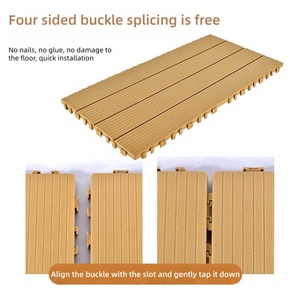 Dalles de sol modernes en PP, écologiques, ignifuges et imperméables pour balcon, extérieur, salle de bain, cour, jardin, terrasse, à pose <span class=keywords><strong>auto</strong></span>-adhésive DIY - Product Image 4