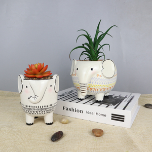Maceta de porcelana para flores pintadas, maceta de flores para decoración personalizada - Product Image 1