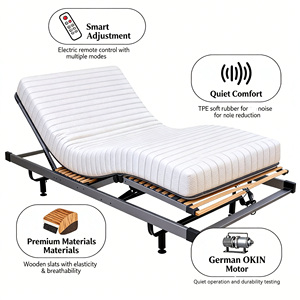 Base <span class=keywords><strong>Letto</strong></span> Elettrica Intelligente Premium Durevole Reclinabile Regolabile Eco-Friendly con Telecomando Wireless, Capacità 300KG, per Camere da <span class=keywords><strong>Letto</strong></span>, Hotel, Scuole - Product Image 4