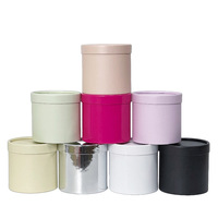 Venta al por mayor Cubo de ramo de Navidad para carpetas de cesta de regalo revestimiento UV en relieve colores personalizables para flor de vacaciones