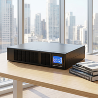 Onduleur monophasé en rack 6 kVA 10 kVA PF 1 pour salle serveur, télécommunications et applications de précision