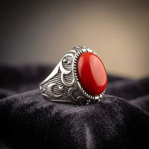 Anillos de Plata de Ley con Piedras Preciosas para Hombre, para Boda, Compromiso o Regalo - Product Image 3