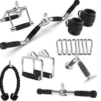 Accesorios para Equipos de Fitness, Barra de Dominadas con Agarre en Forma de V, Cuerda de Una o Dos Cabezas para Moldear el Cuerpo para Adultos