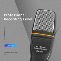 GAM-micrófono de condensador de escritorio profesional, dispositivo de sonido estéreo con cable y conector de 666mm, con soporte, trípode para PC de escritorio, cantar en vivo, 3,5