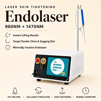 Endolaser Face Lift 980nm+1470nm Laser Lipolyse, Machine chirurgicale de liposuccion pour la dissolution des graisses
