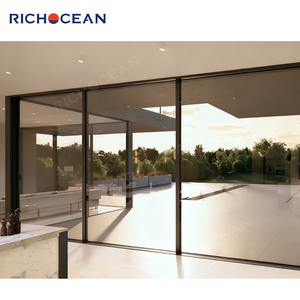 RICHOCEAN-Puerta corrediza multipista integrada con marco de aluminio <span class=keywords><strong>para</strong></span> balcón, <span class=keywords><strong>puertas</strong></span> corredizas acristaladas panorámicas <span class=keywords><strong>para</strong></span> Villa - Product Image 3