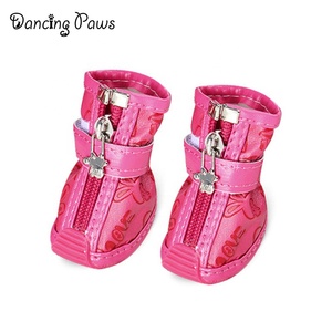 Hot Bán 10Pcs PU Phản Quang Lưới Con Chó Giày Phong Cách Cổ Điển Rắn Không Thấm Nước Pet Dog Giày Cho Chạy Đi Bộ Sẵn Sàng Tàu - Product Image 2