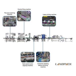 <span class=keywords><strong>Machine</strong></span> automatique de remplissage, de bouchage et d'étiquetage de bouteilles de yaourt liquide <span class=keywords><strong>à</strong></span> 60 Bpm - Product Image 4