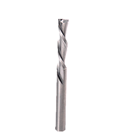 Fraise à spirale haute performance en acier rapide HSS pour le nesting CNC, à 2 dents, pour le bois et le panneau de particules