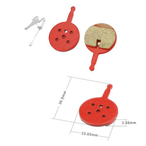 Plaquettes de frein à disque semi-métalliques ULIP, plaquettes de frein, revêtement en résine durable, friction métallique pour scooters, vélos, VTT, NUTT Zero, SHIMANO - Product Image 3