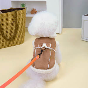<span class=keywords><strong>Veste</strong></span> pour chien mignonne et chaude avec anneau <span class=keywords><strong>de</strong></span> traction Doe Pet, vêtements pour animaux <span class=keywords><strong>de</strong></span> compagnie pour l'automne et l'hiver, pour petits chiens - Product Image 4