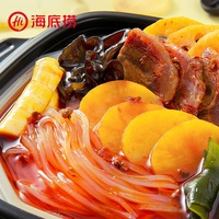Makanan Instan Grosir Hot Pot Daging Sapi Pedas yang Menghangatkan Sendiri Hai Di Lao 435g Masakan Eksotis