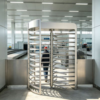 Tourniquet à reconnaissance faciale Fast Pass, passage unique, barrière pleine hauteur pour projets de transport en métro