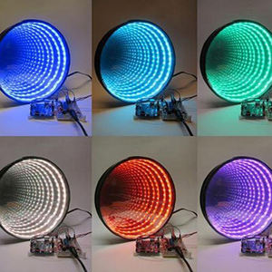 Enseigne au néon LED personnalisée, art miroir infini |   Livraison rapide sans MOQ pour la décoration murale publicitaire commerciale et domestique - Product Image 5