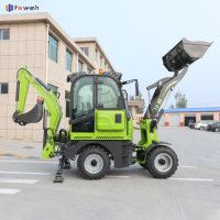 Chine Nouveau tracteur chargeuse-pelleteuse et chargeuse frontale 4x4 4WD Mini chargeuse pelleteuse