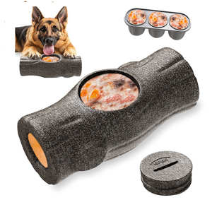 Yıpranmaz Plastikten Yapılmış, Agresif Çiğneyiciler İçin 3'ü 1 Arada Ekolojik, Etkileşimli ve Dayanıklı Dondurulmuş Atıştırmalık Köpek Oyuncakları - Product Image 1