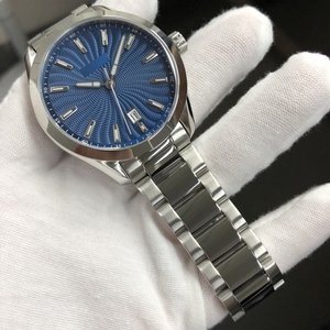 Reloj de Pulsera de Cuarzo Analógico para <span class=keywords><strong>Hombre</strong></span>, de Lujo, con Correa de Acero Inoxidable y Aleación, Caja de 20 mm y 10 mm, Resistente al Agua, con Calendario, Diseño Simple y Minimalista - Product Image 4