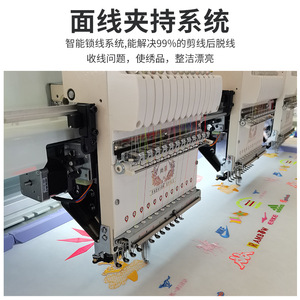 Shangchen 3 Head Computerized Embroidery Machine 500x800mm Automatic For Clothing Hat Flat Embroidery - Product Image 5