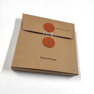 Высококачественная бумага для печати на логотипе, упаковка, поздравительная открытка, конверт, крафт-бумага, коробка для конвертов для документов - Product Image 2