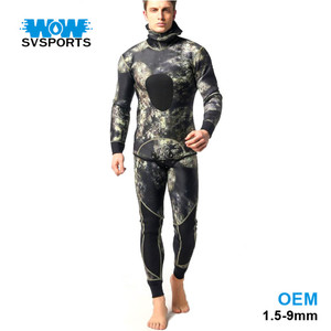 Traje de buceo neopreno 3mm hombres pesca Pesca submarina snorkel traje de baño partido - Product Image 3