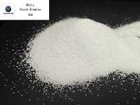 Alumine blanche fusionnée pour sablage (grains de 3 à 1 mm, 25 à 15 mm) 99 % Al2O3 F40 Dureté 9,0 Mohs pour abrasifs réfractaires liés