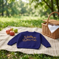 Suéter de Punto Ecológico, Antiarrugas, Transpirable, Talla Grande, para Bebés y Niñas Pequeñas, Diseño Sólido