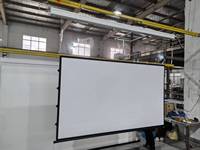 Écran de projection motorisé flottant blanc Photon 84 100 120 150 pouces personnalisable, fixation murale ou au plafond électrique pour cinéma 4K HD