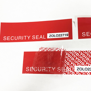 Digital Authentication VOID Security <b>Tape</b> with Serial Number and Die-Cut Perforation for Sensitive Shipping - Product Image 2