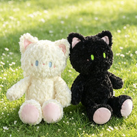 Peluche chat unisexe mignonne et très vendue, de haute qualité, rembourrée en coton PP doux, tailles personnalisables pour diverses occasions