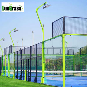 สนามแพดเดิลเทนนิสกลางแจ้งรุ่นใหม่ กระจกกันระเบิด ขนาด 10*20 เมตร สนามพาโนรามา ผลิตจากโรงงาน - Product Image 2