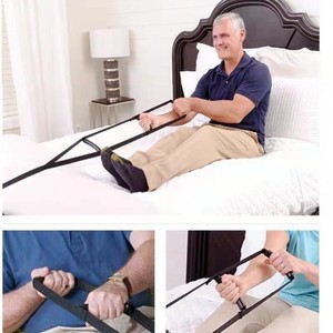 Dispositivo de asistencia para tirar hacia arriba con correa de 3 asas, escalera de cama, asistencia para personas mayores, recuperación de lesiones, paciente embarazada, discapacidad - Product Image 2