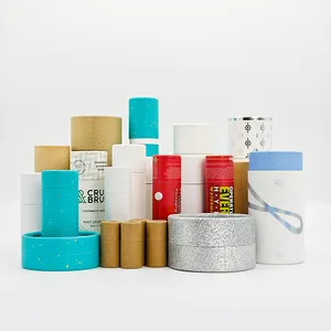 Empty Biodegradable Digital Printing Custom Iso Certified Lipstick Tube Paper Lip Balm Cardboard Deodorant Tubes